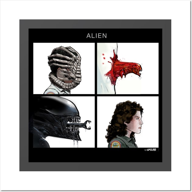 Alien Wall Art by spacelord